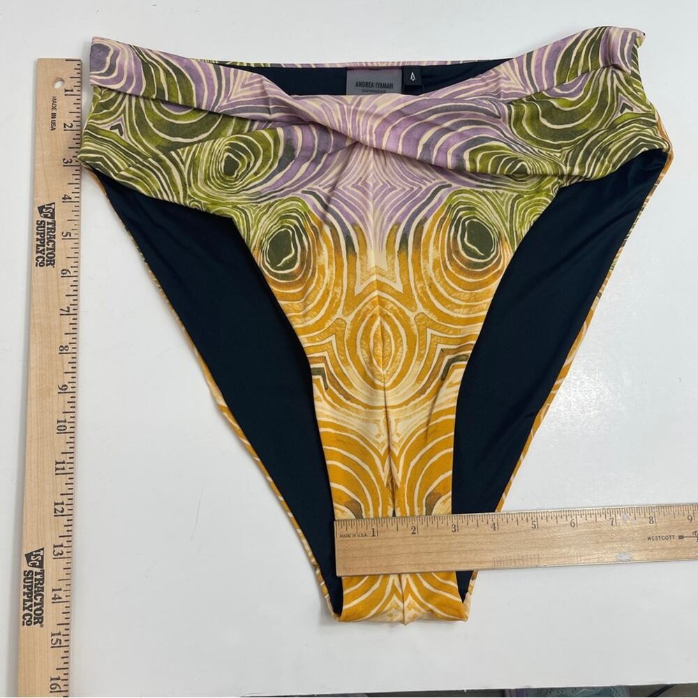 Andrea Iyamah Akacia Woodgrain Bikini Bottom - Picture 9 of 15